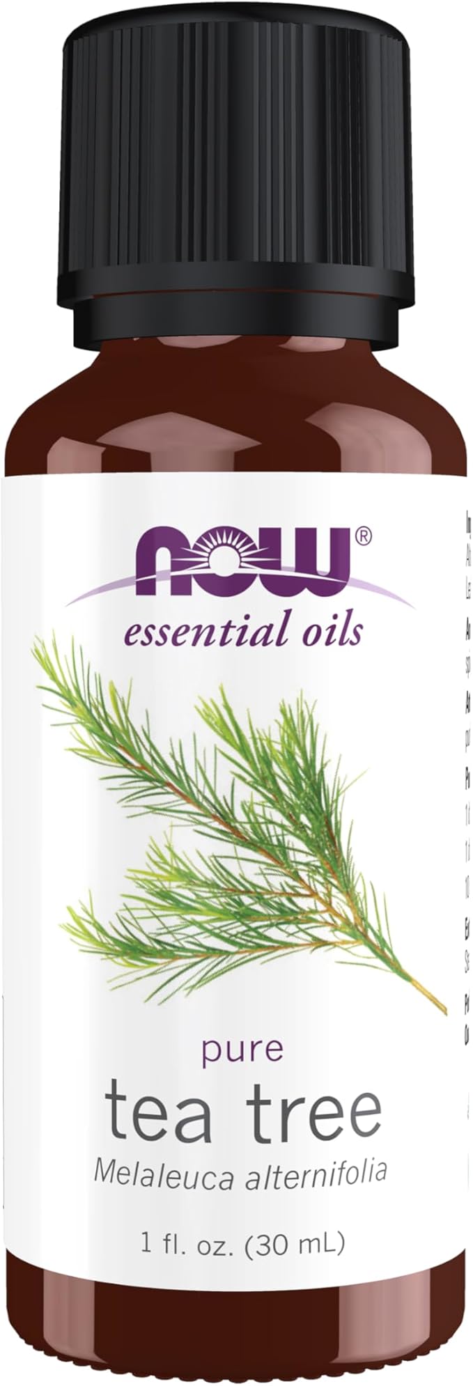NOW Tea Tree Essential Oil (30ml) - Powerful & Purifying
