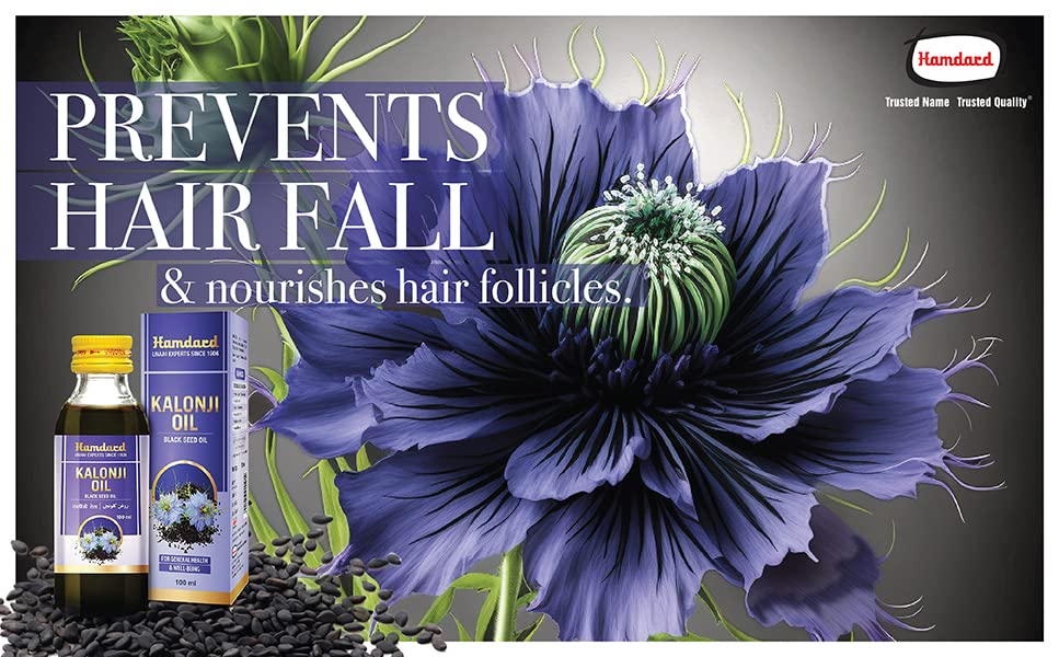 Hamdard Kalonji Black Seed Oil 100ml - Pure & Natural