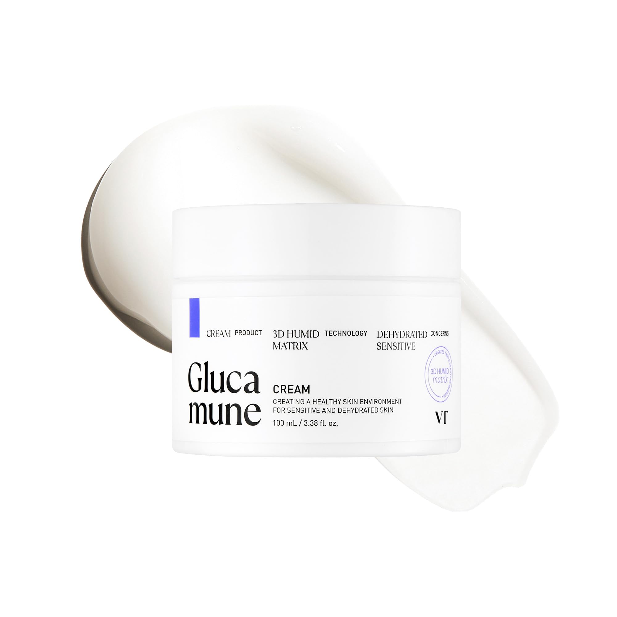 VT COSMETICS Glucamune Cream: Intensive Hydration & Soothing Care for Sensitive Skin