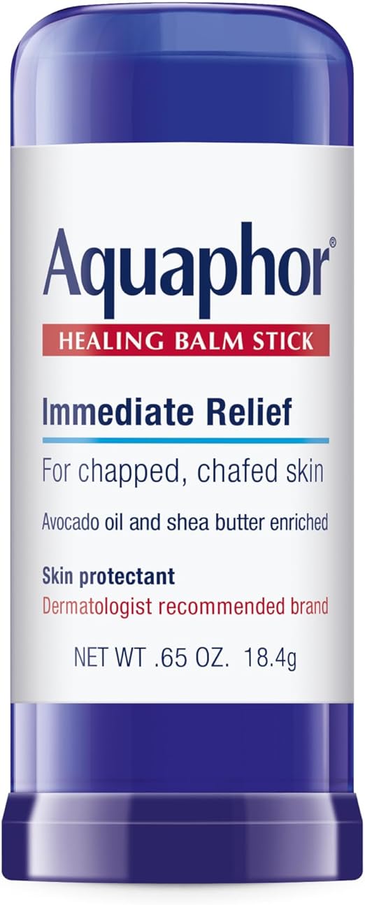 Aquaphor Healing Balm Stick, Skin Protectant with Avocado Oil and Shea Butter, 0.65 Oz Stick