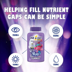ONE A DAY Kid's Troll Gummies 180 Gummies