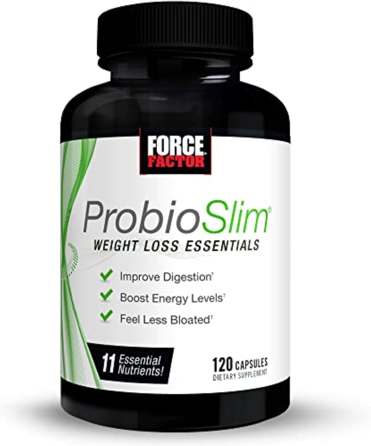Force Factor ProbioSlim Weight Loss Essentials Probiotic, 120 Capsules