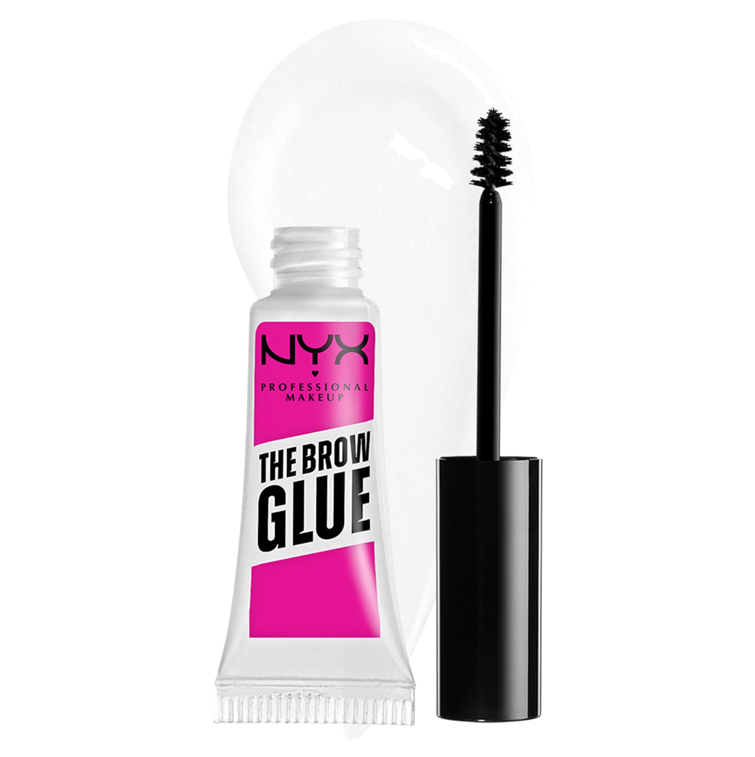 NYX Professional Makeup The Brow Glue Extreme Hold Eyebrow Setting Gel - Clear (01)