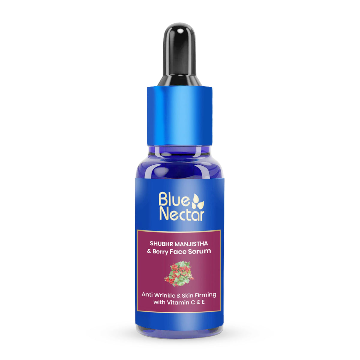 Blue Nectar Manjistha Vitamin C Face Serum - Anti-Wrinkle & Skin Firming - 30ml