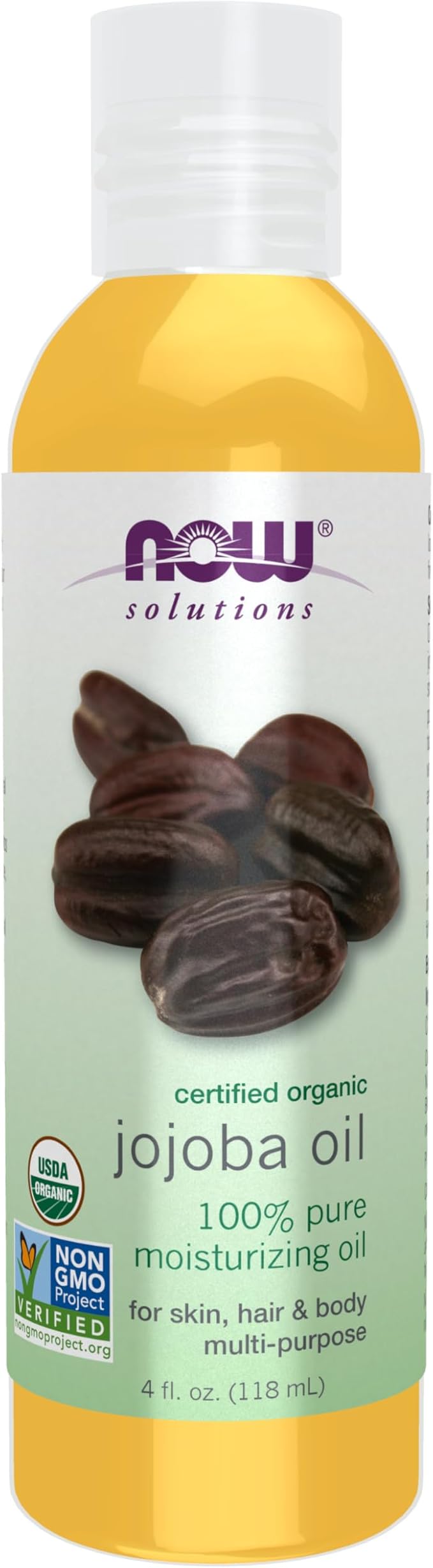 NOW Jojoba Oil - Natural Moisturizer for Face & Body