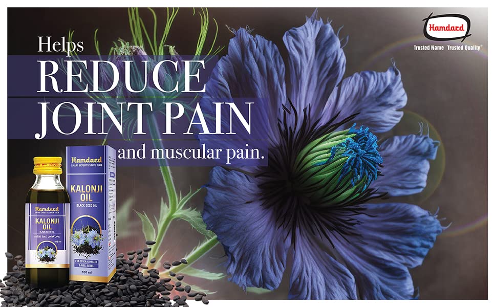 Hamdard Kalonji Black Seed Oil 100ml - Pure & Natural