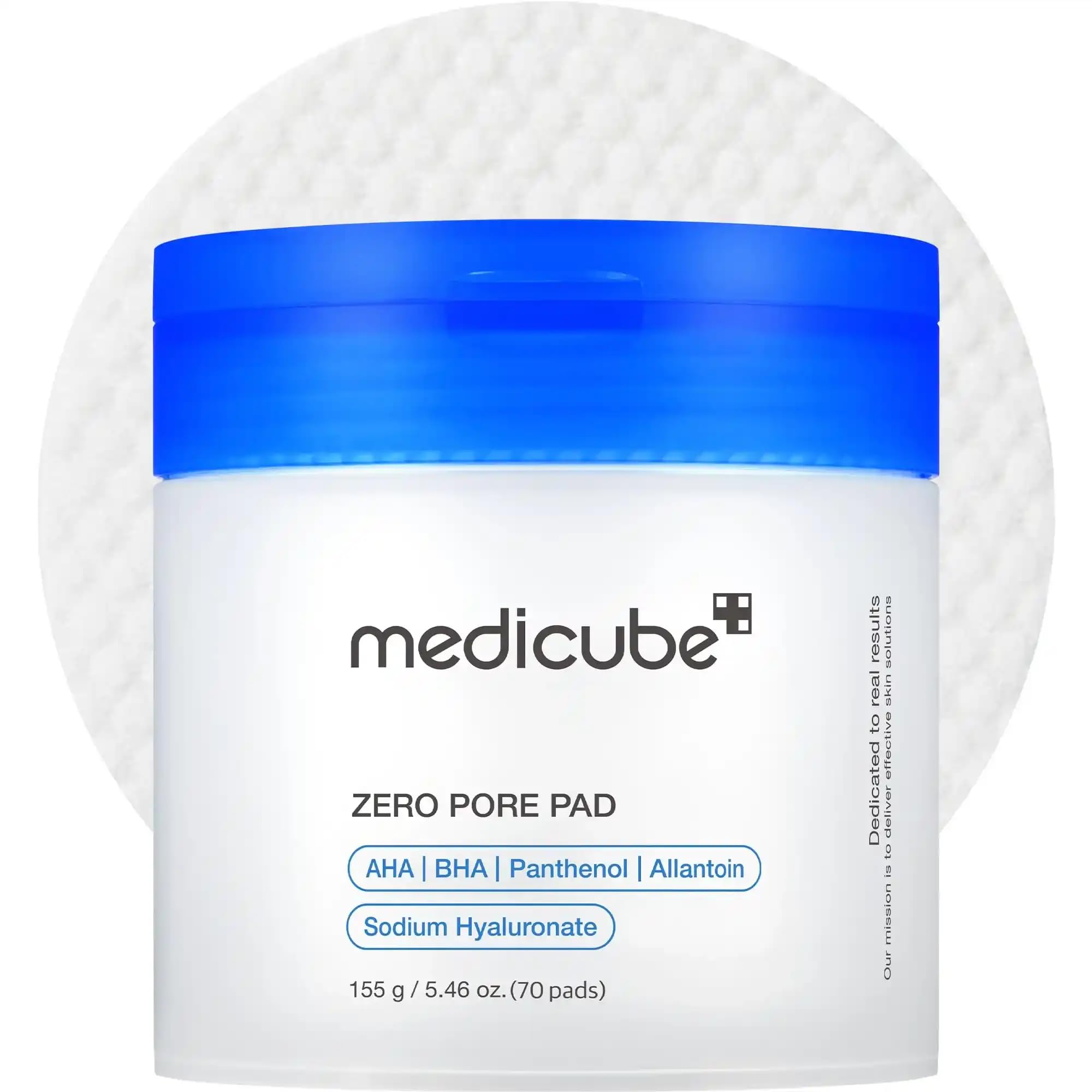 Medicube Zero Pore Pad - 155g (70 Pads) | Exfoliating Toner Pads for Pore Minimizing