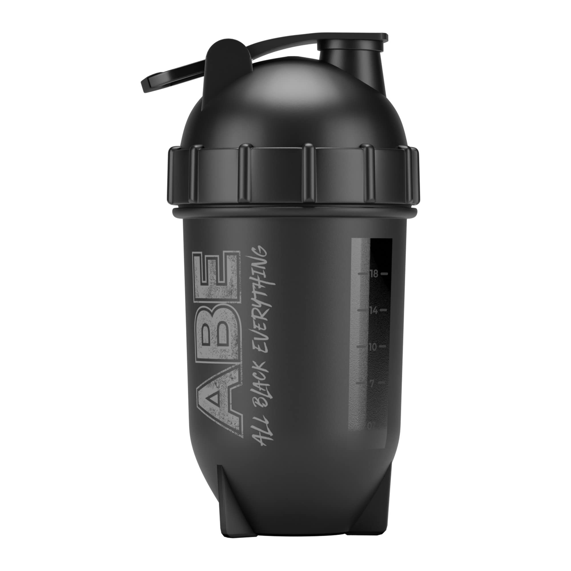 Applied Nutrition ABE Bullet Shaker - All Black Protein Shake Bottle, 500ml, BPA-Free