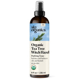 Sky Organics Tea Tree & Witch Hazel Facial Toner - Purifying & Balancing (8 fl Oz)