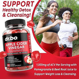 ACV Apple Cider Vinegar Gummies - Natural Support for Advanced Weight Loss, Detox, Cleansing, Digestion Plus Gut Health - ACV Gummies Supplements with 1000MG Apple Cider Vinegar Gummy with The Mother