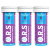 O.R.S Hydration Tablets with Electrolytes - Vegan, Gluten & Lactose Free - Natural Blackcurrant Flavour - 36 Tablets (Pack of 3 x 12)