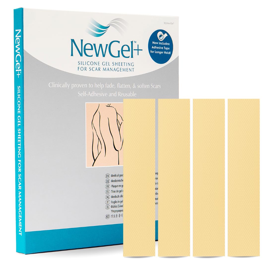 NewGel+ Silicone Gel Strips for Scar Management - Effective & Discreet