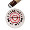 Professional Polymer Break & Jump Pool Cue Tip - Billiards Accessory Kit with Free Patch & Sticker