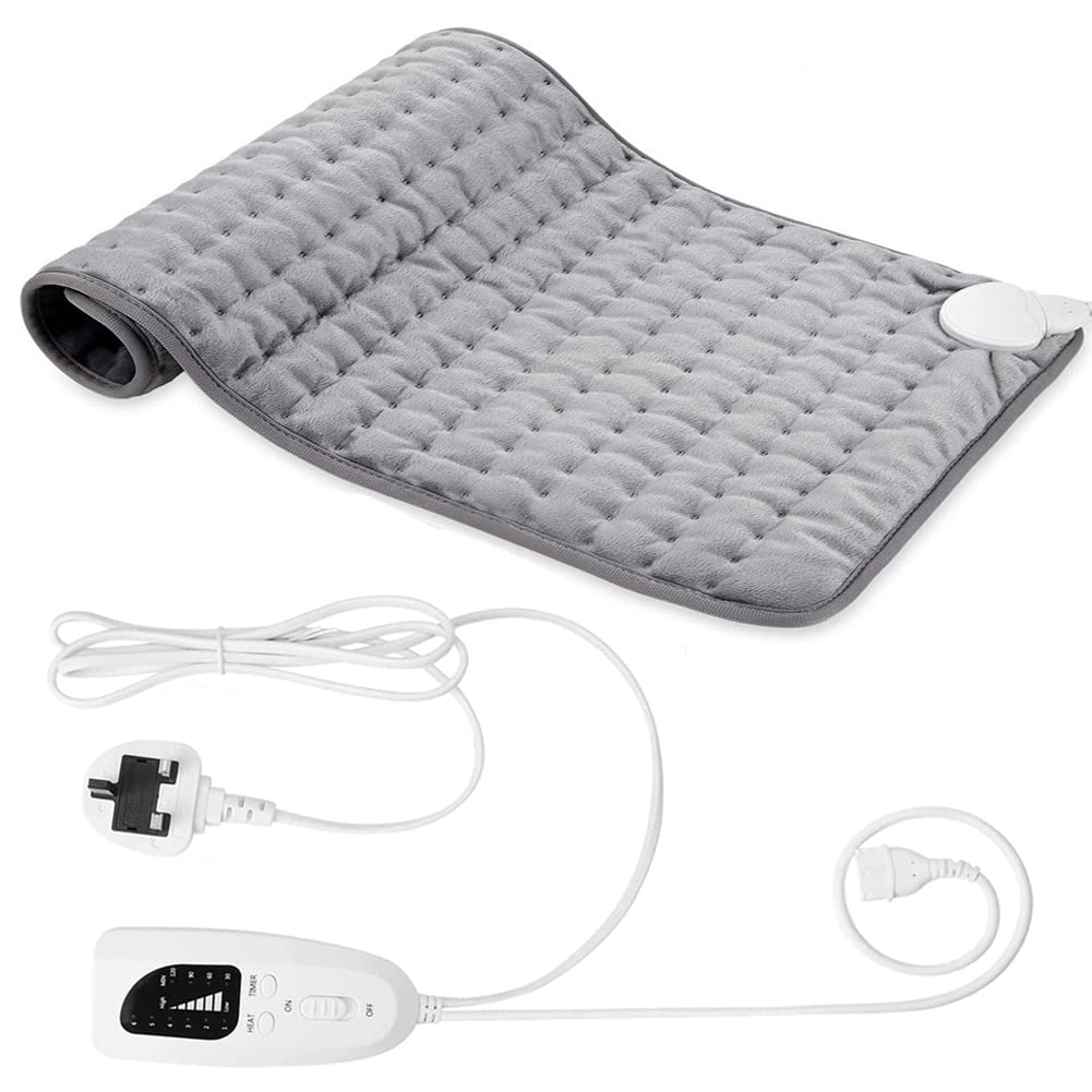 Premium Electric Heating Pad for Back & Shoulder Pain Relief (12"x24")