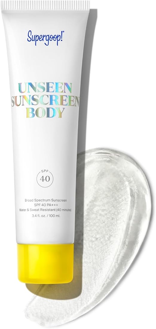 "Supergoop! Unseen Sunscreen SPF 40: Invisible, Weightless Sun Protection"