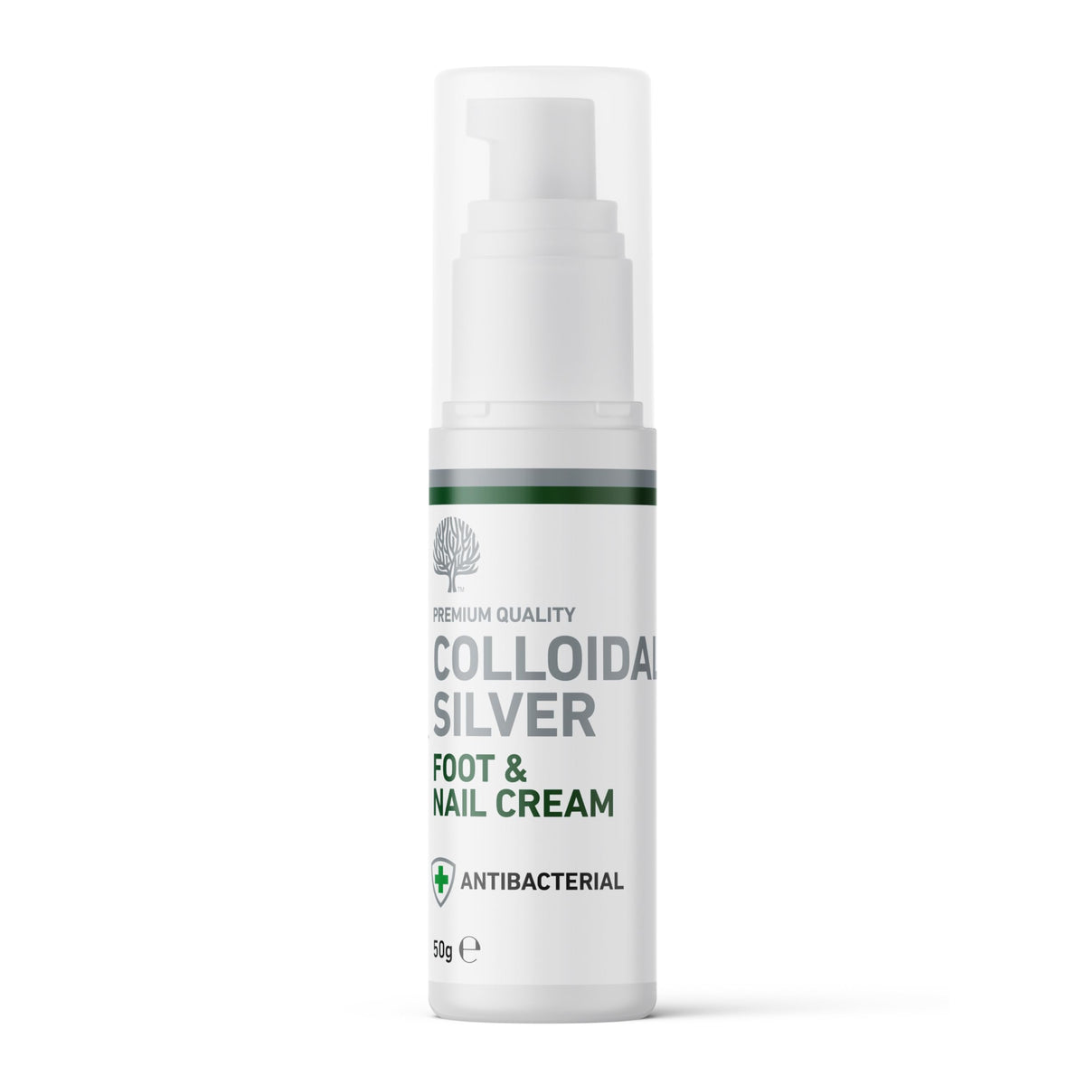 Nature's Greatest Secret All Natural Antibacterial Colloidal Silver Foot & Nail Cream - 50g