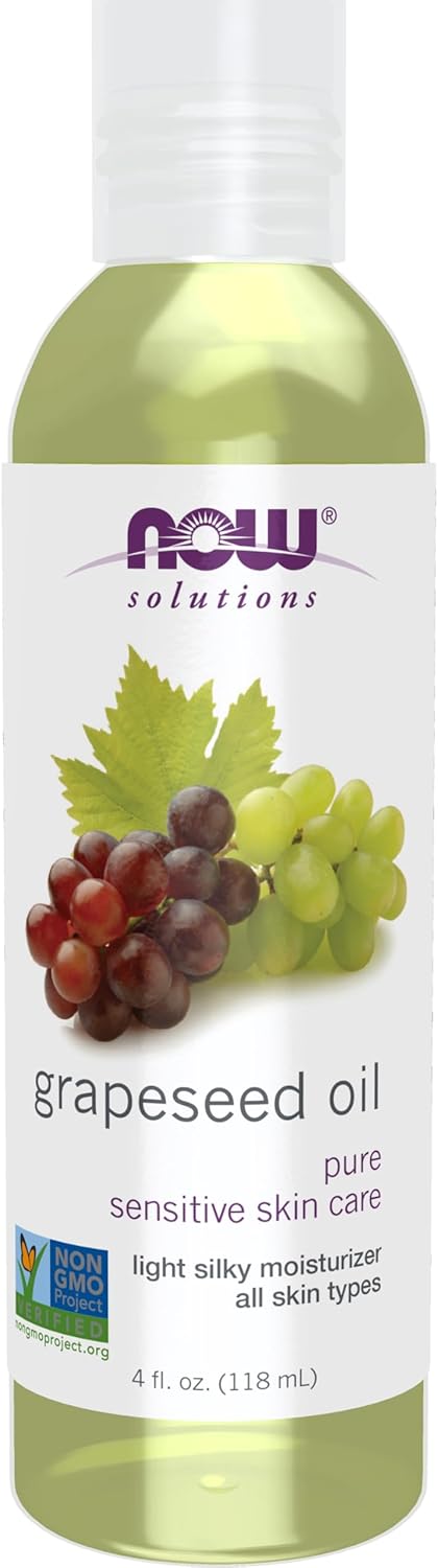 NOW Grapeseed Oil - 118ml, Rich in Antioxidants