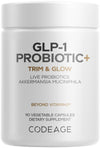 Codeage GLP-1 Probiotic+ - Live Probiotics with Akkermansia & Chicory Inulin, 500 Million AFU