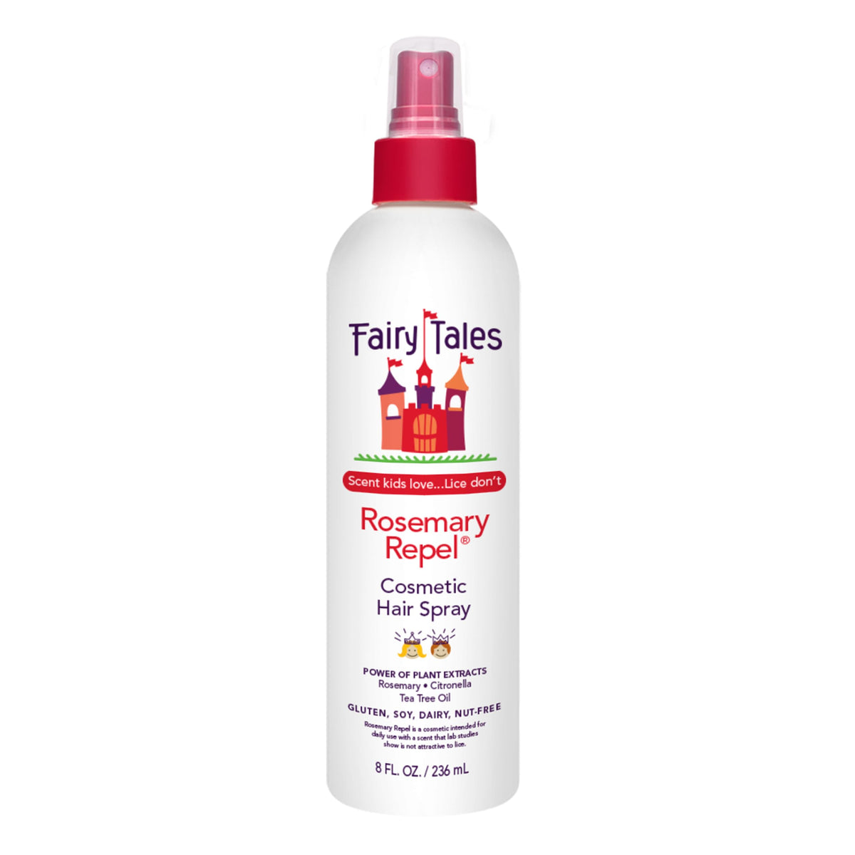 Fairy Tales Rosemary Repel Daily Kids Hair Spray – Kids Like the Smell, Lice Do Not, 8 fl oz