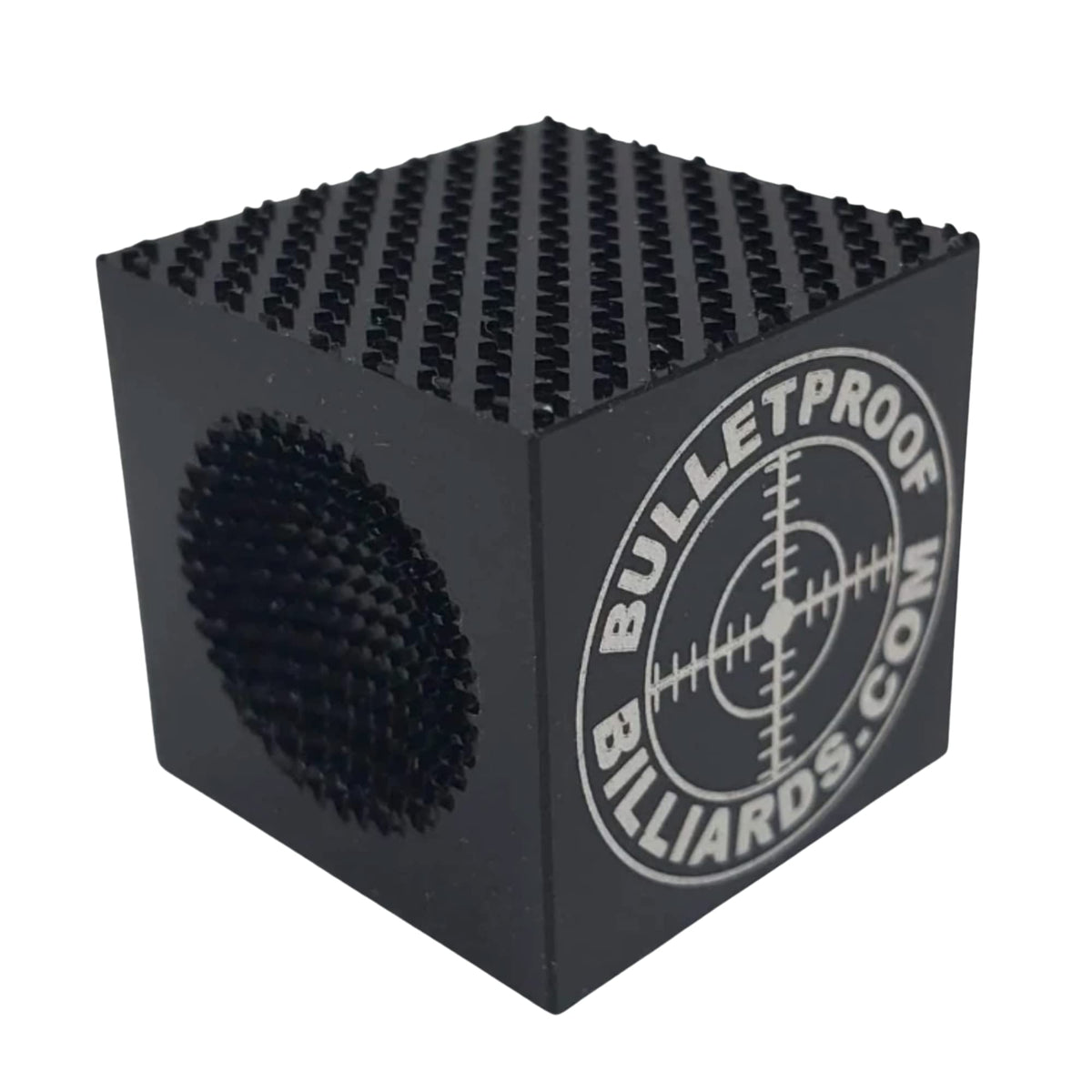 BULLETPROOF Parabellum CUBE2 5-in-1 Pool Cue Tip Tool - Tapper, Perforator, Shaper (Red/Black)