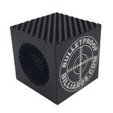 BULLETPROOF Parabellum CUBE2 5-in-1 Pool Cue Tip Tool - Tapper, Perforator, Shaper (Red/Black)