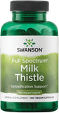 Swanson Full Spectrum Milk Thistle - Liver Support - 500mg, 100 Capsules