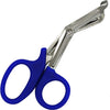 ABE First Aid Tuff Cut Utility Scissors 7.5'' Stainless Steel EMT Shears for Emergency Supplies - Blue