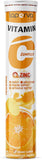 Laperva Vitamin C Complex 1000mg + Zinc Effervescent Tablets - Immune Boost (Orange, 20 Tabs)