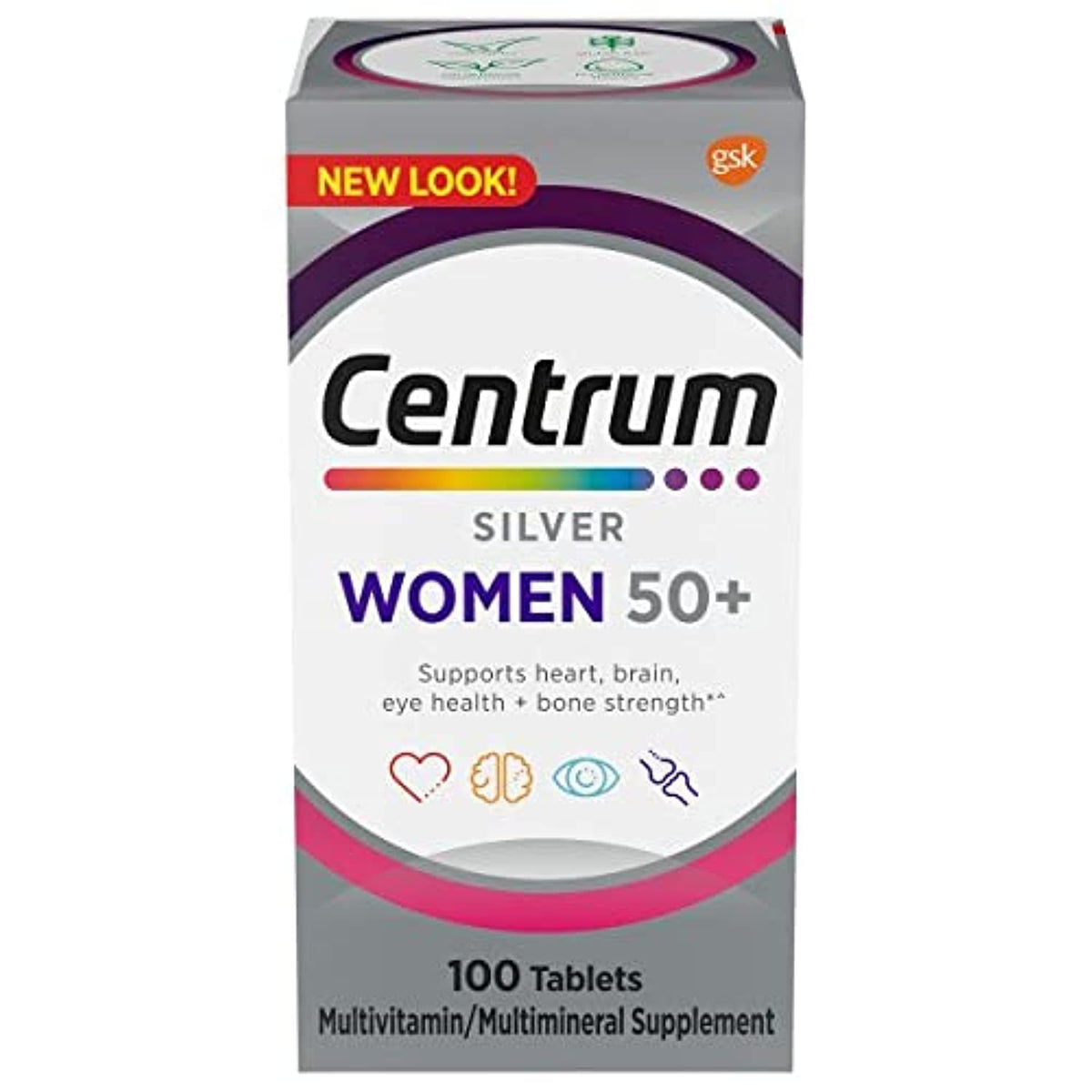 Centrum Silver Multivitamins for Women 50+ - 100 Tablets