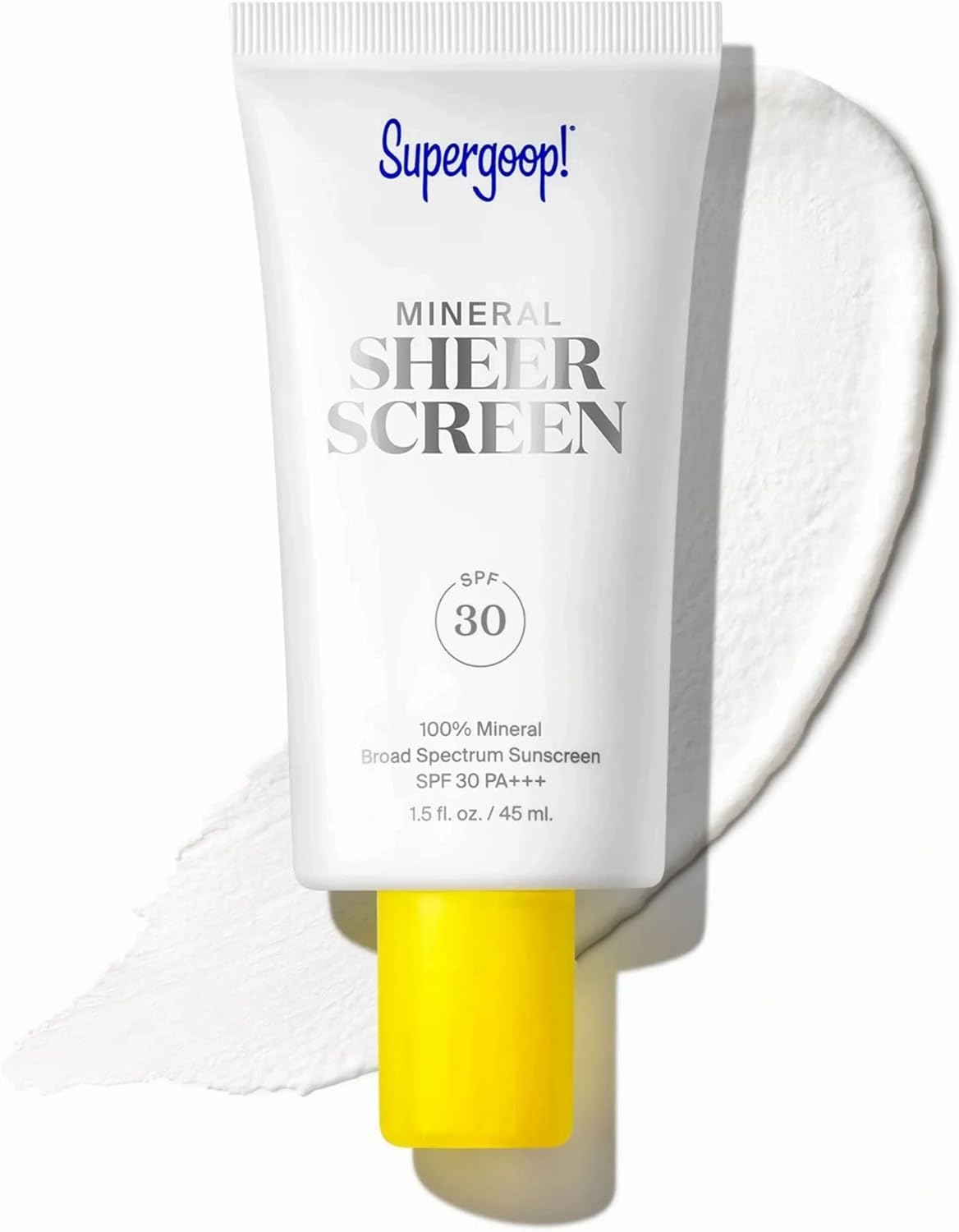 "Supergoop! Mineral Sheerscreen SPF 30: Mineral Sunscreen + Primer"