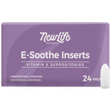 NewLife Naturals Vitamin E Suppositories 38IU - Natural Dryness & Menopause Relief, 24 Inserts