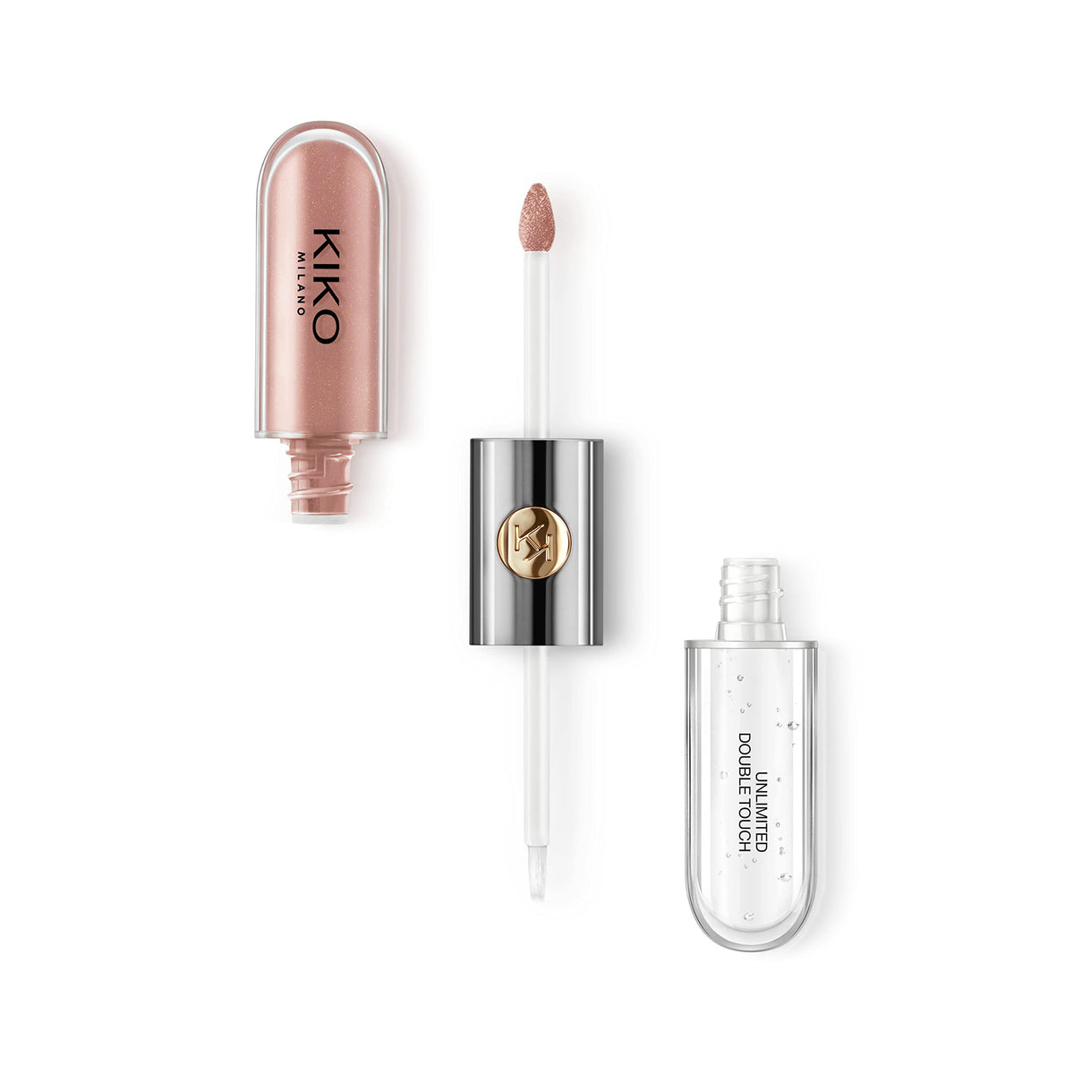 Kiko Milano Double Touch Liquid Lipstick 102 Satin Rosy Beige - 40 Gm
