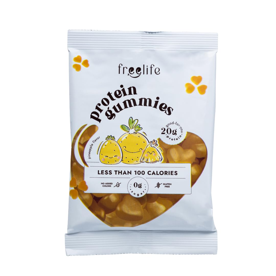 FreeLife Pineapple Protein Gummies - 32g Single Pack