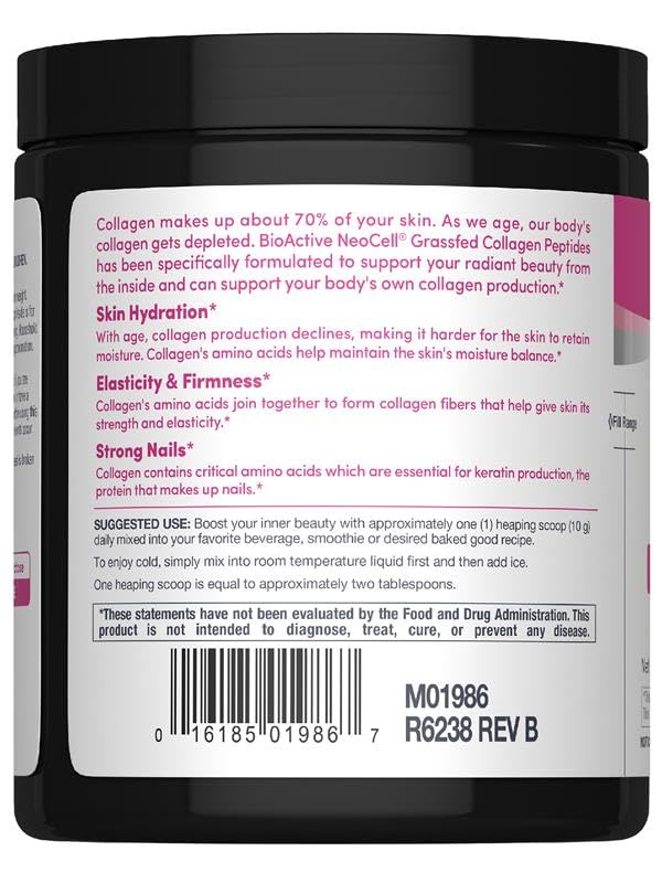 NeoCell Super Collagen Peptides Powder - 7 oz Unflavored