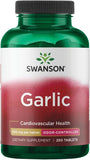 Swanson Odor-Controlled Garlic - 500mg, 250 Tablets