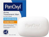 Panoxyl Acne Treatment Bar With 10 Benzoyl Peroxide Maximum Strength Bar Soap For Face Chest And Back Benzoyl Peroxide Soap Body Wash Vegan For Acne Prone Skin 4 Oz