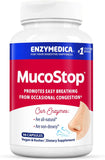 Enzymedica MucoStop: تخفيف المخاط ودعم الجهاز التنفسي (٩٦ كبسولة)