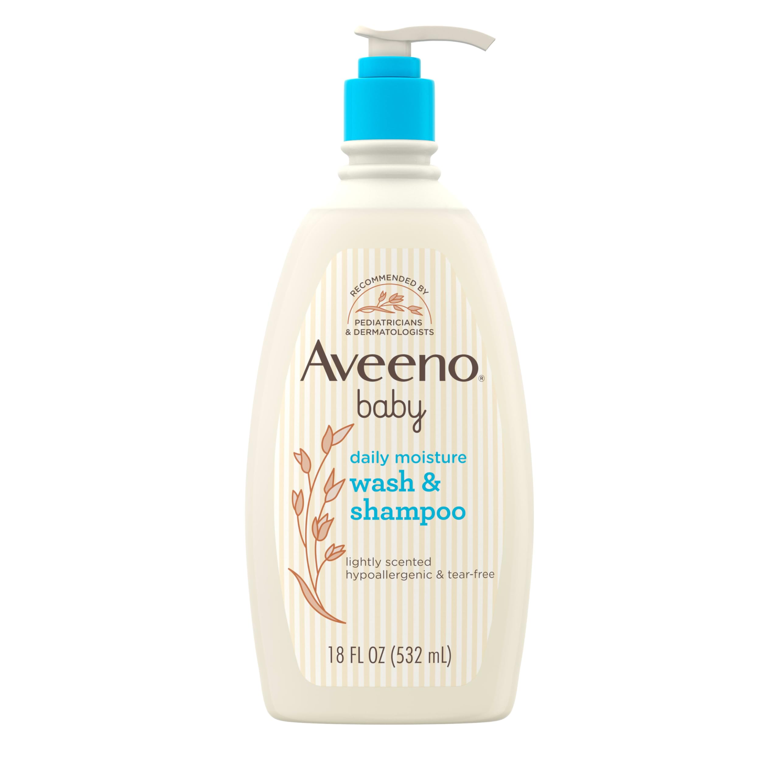 Aveeno Baby Gentle Wash & Shampoo - Tear-Free & Lightly Scented