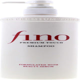 Fino Shiseido Fitit Premium Touch moist shampoo: 550ml bottle of hydrating, premium Japanese shampoo.