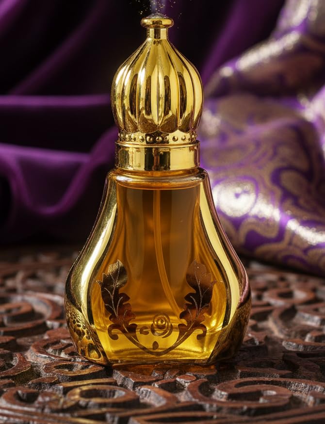 Al Samara Gulab Rose Attar 12ml - Concentrated Perfume Oil - Fresh Floral Rose Aroma