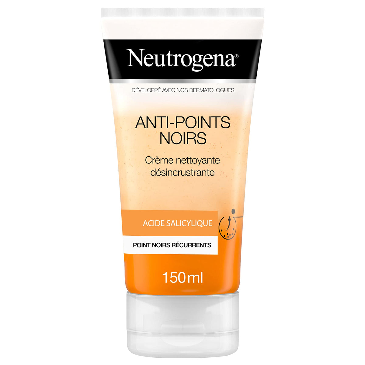 Neutrogena Visibly Clear Blackhead Eliminating Cleansing Wash Cream - 150ml Tube