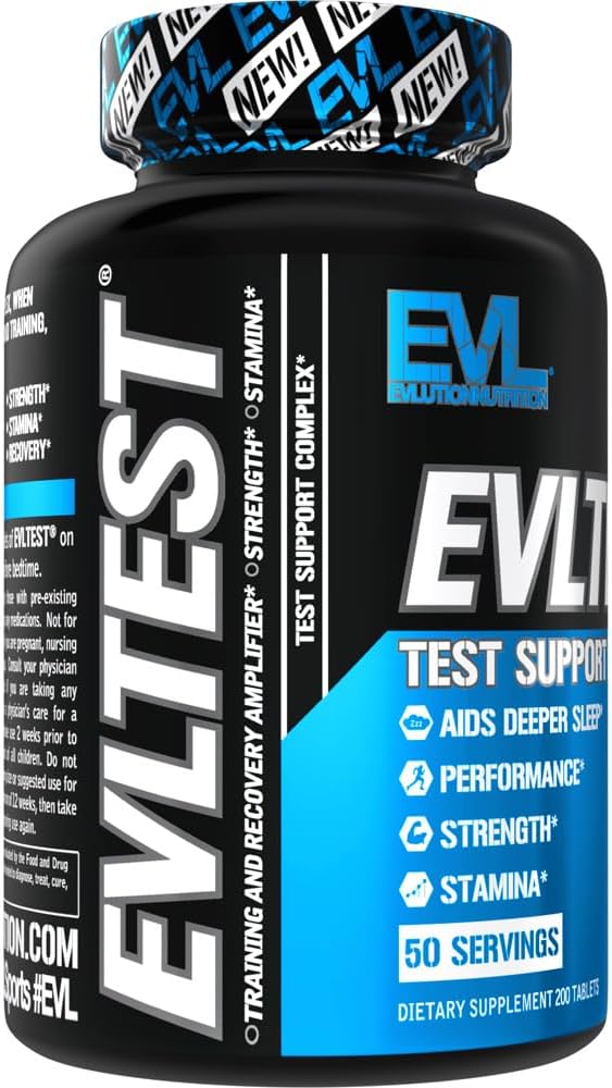 EVL testosterone booster with DIM, D-aspartic acid, and fenugreek for men's health