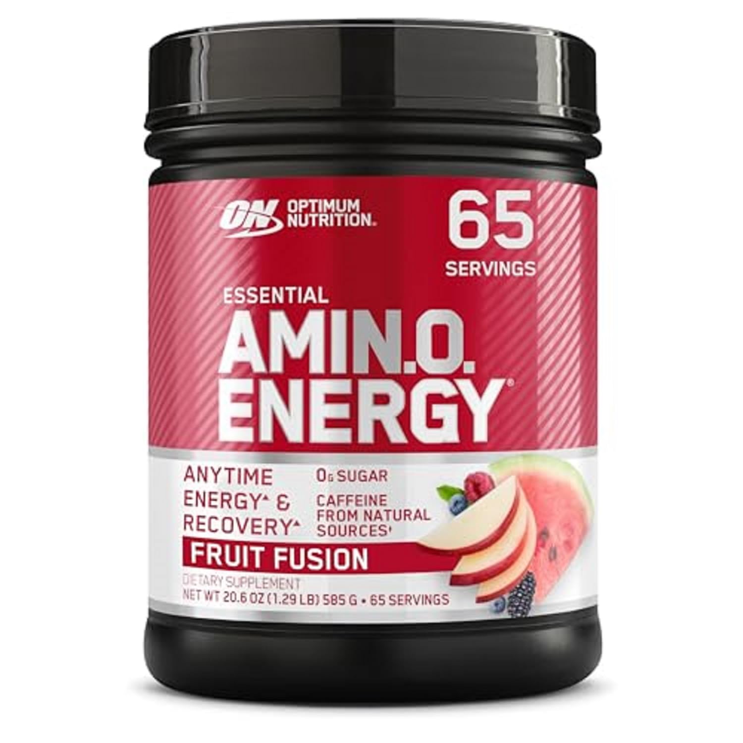 Optimum Nutrition Amino Energy - Pre Workout with Green Tea, BCAA, Amino Acids, Keto Friendly, Green Coffee Extract - Fruit Fusion, 65 Servings