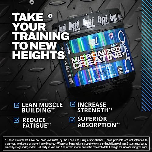 BPI Sports Micronized Creatine Unflavored - 600 Grams