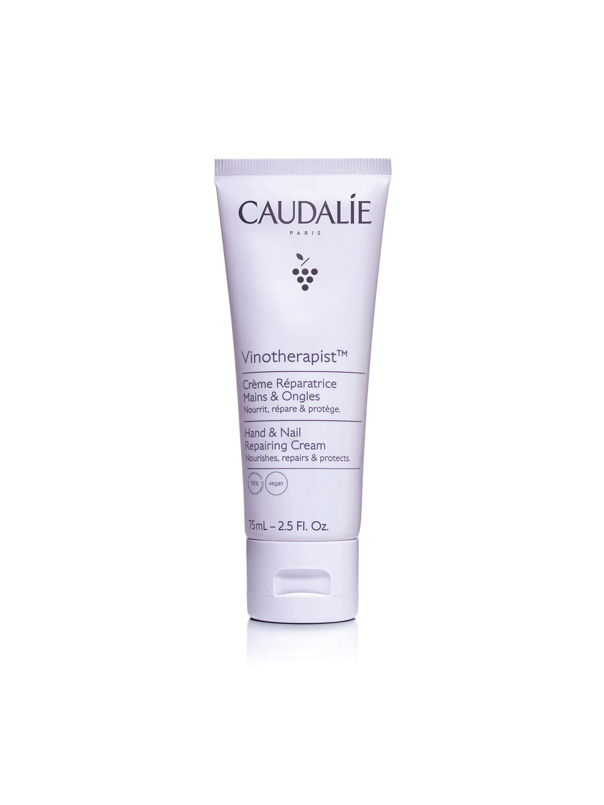 Caudalie Hand & Nail Cream - Nourishing Hydration (75ml)