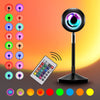 SOKHNA 16-Color Sunset Lamp with Remote - Rainbow Projection Night Light for Romantic Settings