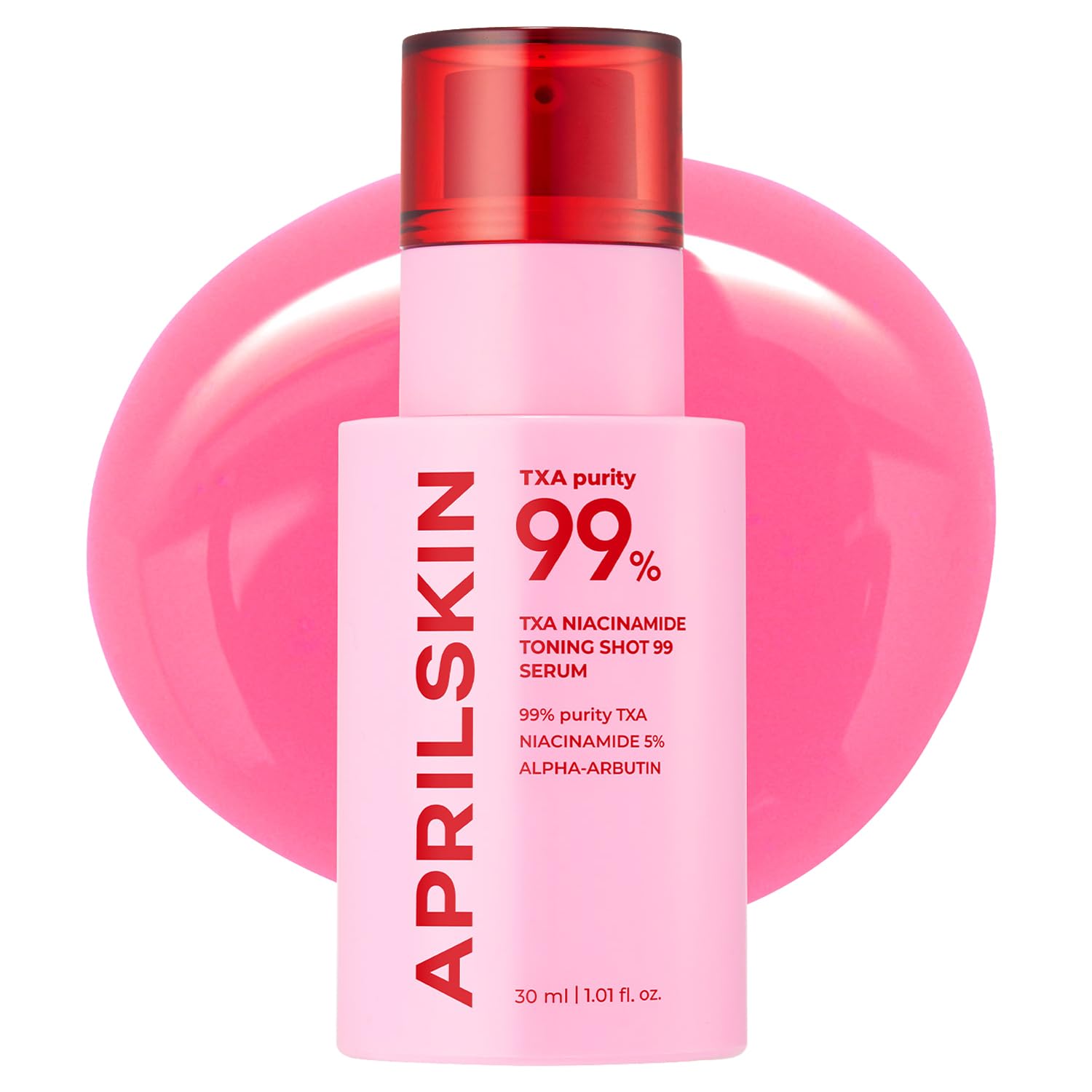 APRILSKIN TXA Niacinamide Toning Shot 99 Spicule Serum – 3% Tranexamic Acid + 5% Niacinamide 30mL