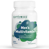 Ambrosial Men's Multivitamin - 120 Tablets for Energy & Immunity