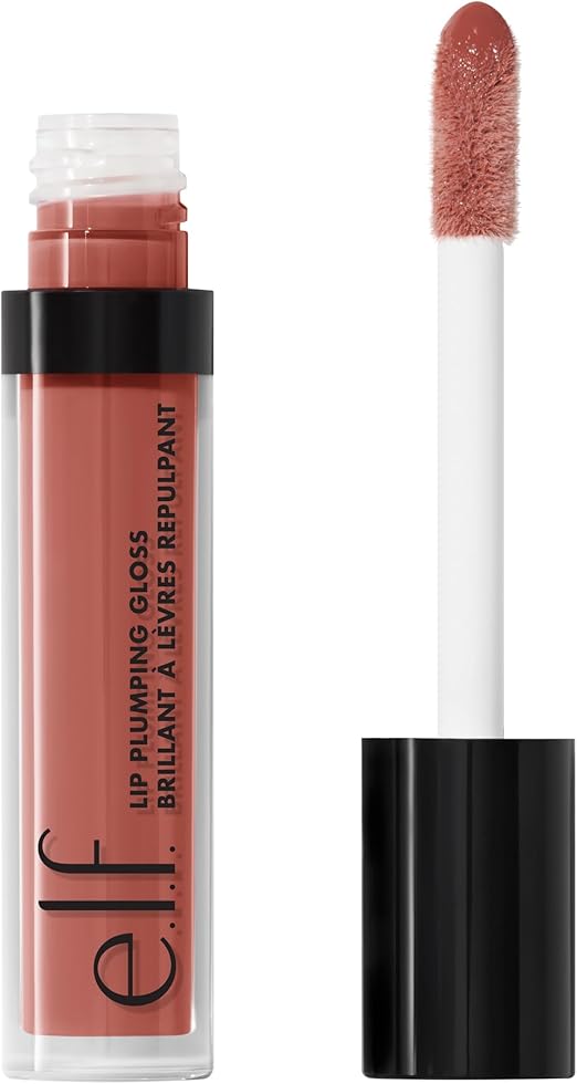 e.l.f. Lip Plumping Gloss - Mocha - Hydrating & Volumizing