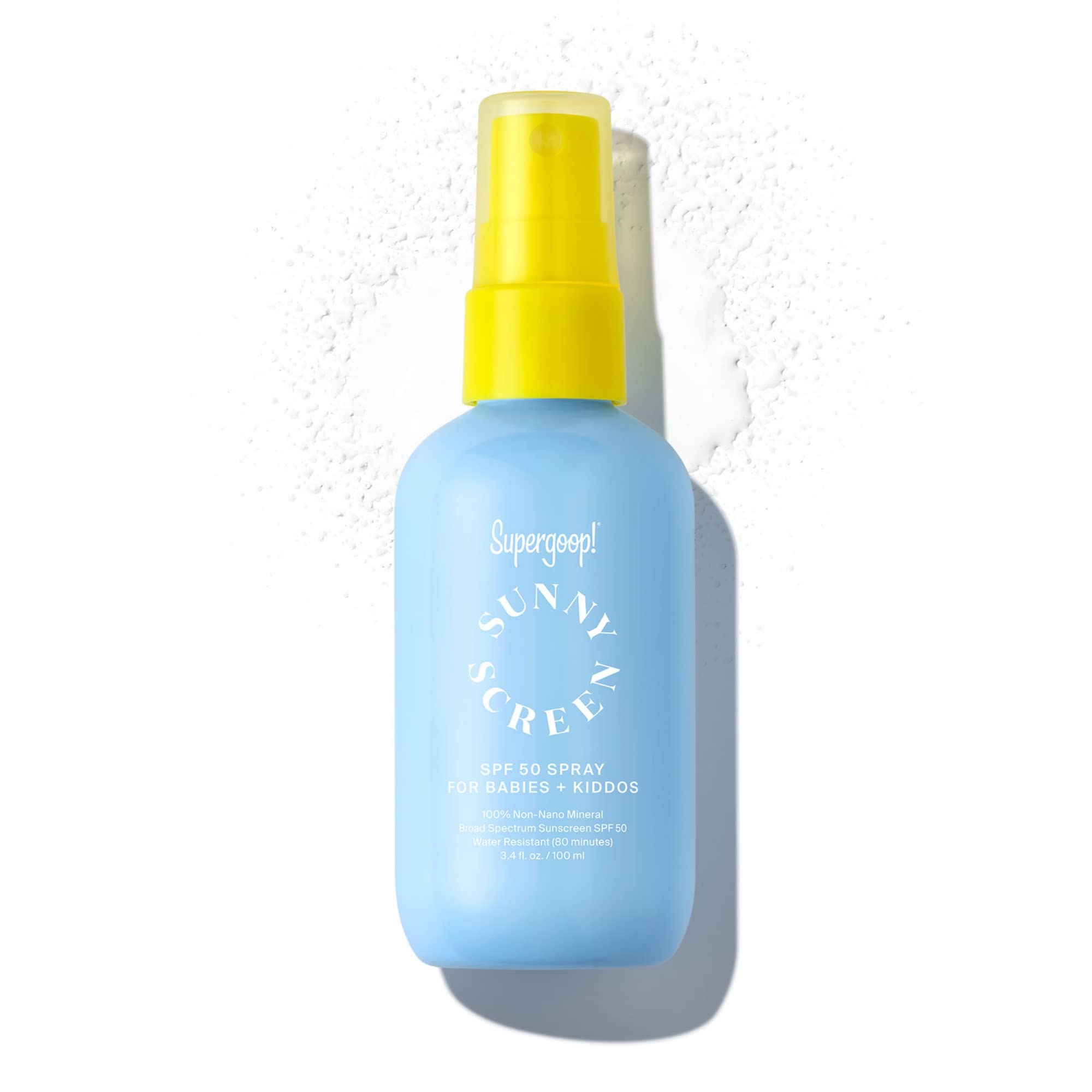 Supergoop! Sunnyscreen SPF 50 Mineral Spray: Baby & Kid-Safe Sunscreen